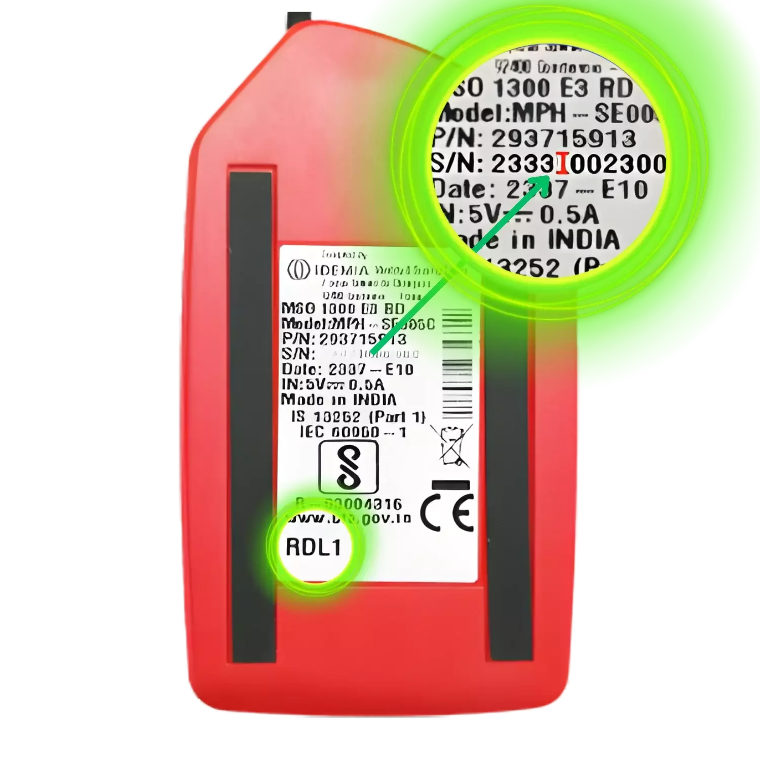 Register Morpho RD Service