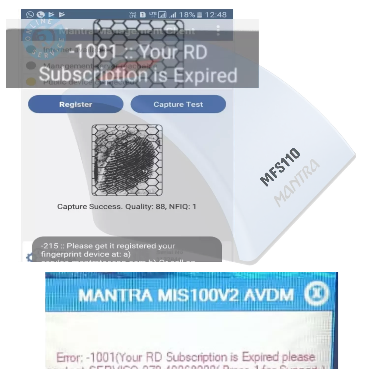 Mantra RDservice